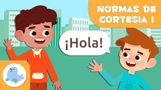 SALUDO Y DESPEDIDA 🤝 NORMAS DE CORTESÍA para niños 😊 Episodio 1 [upl. by Eynenihc]