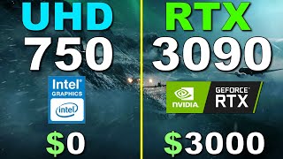 UHD 750 vs RTX 3090  How Big is The Difference [upl. by Teillo]