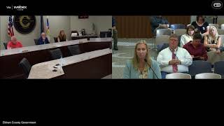 Elkhart County Commissioners Live Stream [upl. by Toddy2]