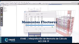 ETABS  INTERPRETACIÓN DE MEMORIA DE CALCULO [upl. by Lorimer91]