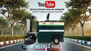 electric street sweeper made in india [upl. by Eillod]