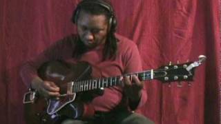 quotThe Christmas Songquot Nat King Cole Ron Jackson Solo Pick Fingerstyle Electric Guitar Ballad Cover [upl. by Yruam]