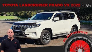 2022 TOYOTA LANDCRUISER PRADO VX REVIEW [upl. by Neleag]