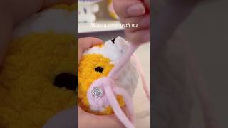 Corgi crochet tutorial 🐶 crochet amigurumi [upl. by Suirrad]