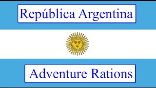 Adventure Meals from Argentina Unboxing [upl. by Philipa863]