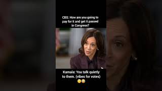 WOW Kamala Harris DESTROYS her entire campaign when asked this question Trump election politics [upl. by Giguere]