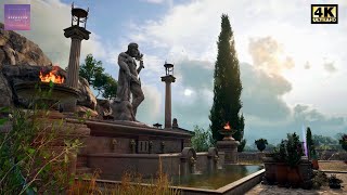 Walking in the Ancient Greek City of Thebes  Assassins Creed Odyssey  Ancient Greece Ambience [upl. by Noryak]