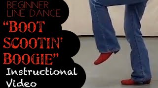 Beginner Line Dance Vancouver Boogie to Boot Scootin Boogie Instructional Video [upl. by Halona]