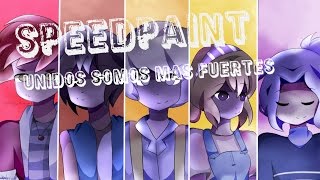 Unidos Somos Mas FuertesFNAFHS Speedpaint [upl. by Digirb201]