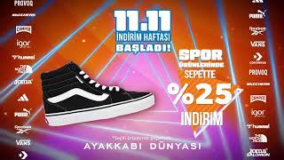 Ayakkabı Dünyasında spor ürünlerde 1111 indirim günleri başladı 📣 [upl. by Halvaard]