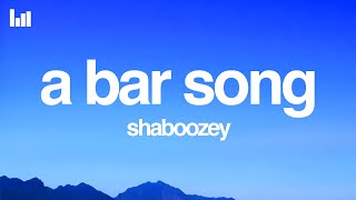 Shaboozey  A Bar Song Tipsy Lyrics [upl. by Barby]