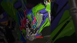 1995 klx650r night ride with JNS headlight dirtbike bikelife jnsengineering klx650r [upl. by Anenahs]