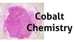 Cobalt Chemistry  Cobalt II Carbonate  Cobalt II Chloride preparation [upl. by Neddra]