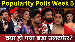 Bigg Boss 17 popularity Polls of Week 5 क्या हो गया बड़ा उलटफेर BB17 Polls [upl. by Anastasius964]