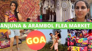 Anjuna and Arambol flea markets in GOA Which one is better Hippie boho shopping experience in GOA [upl. by Enyal]