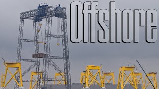 ST³ Offshore Szczecin Crane 1400 Ton Heavy Lift Suction Bucket Jacket Borkum Riffgrund 2 [upl. by Enihpad]