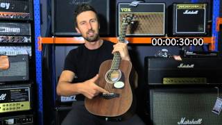 IBANEZ AW54 MINI  60 SECOND REVIEW [upl. by Retsevlis]