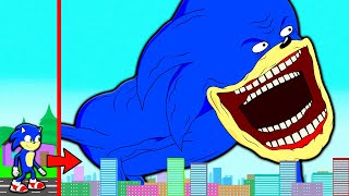 SONIC BECAME SHIN SONIC ORIGIN STORY SHIN SONIC TAPES Cartoon Animation [upl. by Beauvais]