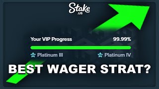 BEST STAKE WAGER STRATEGY RANK UP FAST [upl. by Aramaj]