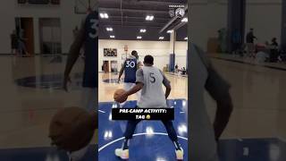 Anthony Edwards Julius Randle and the Timberwolves playing tag during training camp 😂 shorts [upl. by Nedra610]