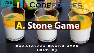 A Stone Game  Codeforces Round 725 Div 3  sKSama Hindi Editorial [upl. by Alethia]