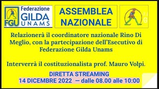 ASSEMBLEA SINDACALE NAZIONALE GILDAUNAMS [upl. by Mairym271]