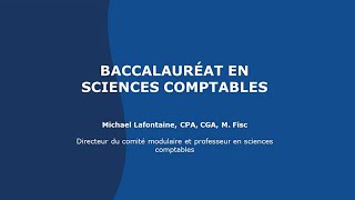 Sciences comptables  Rimouski [upl. by Htebesile]