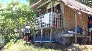 NIPA HUTS WITH OCEAN VIEWS IN THE PHILIPPINES 00048 [upl. by Blakely]