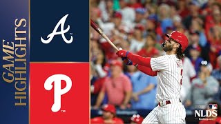 Braves vs Phillies NLDS Game 3 Highlights 101123  MLB Highlights [upl. by Elexa]