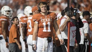 Tom Herman QB Sam Ehlinger shoulder update ahead of Oklahoma State game [upl. by Landa956]