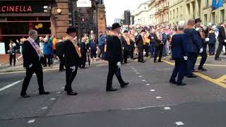 Boyne Parade Glasgow 672024 part 1 outandabout glasgow loyalist orangewalk [upl. by Yrgoerg]