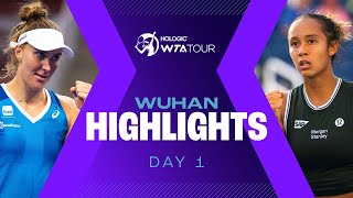 Haddad Maia amp Keys Rematch Fernandez features on Day 1 of Wuhan 2024  WTA Match Highlights [upl. by Beth207]