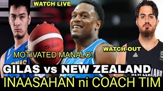 GILAS PILIPINAS vs NEW ZEALAND LIVE MAPAPANOOD ❗ Coach TIM INAASAHAN Ang BROWNLEE MAGIC ❗Kai Sotto [upl. by Snave]