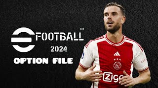 PES 2017 Option File 2024 For Patch [upl. by Braden]