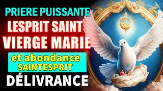 PRIÈRE de GUÉRISON de DÉLIVRANCE et ABONDANCE à LESPRIT SAINT et VIERGE MARIE [upl. by Rawna812]