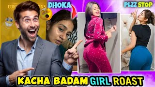 ANJALI ARORA ROAST 🔥 Viral Kacha Badam Girl of Instagram Reels Trend Vs Pushpa [upl. by Toy]