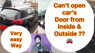 How to fix car’s doors that won’t open 🚘 🚙 🚗 [upl. by Malchy]