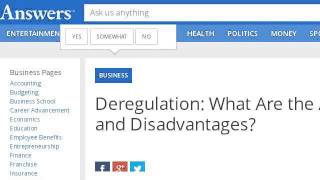 Economics Deregulation Disadvantages [upl. by Oknuj]