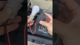 portable light from Bosch or Makita batteryshorts [upl. by Ahsaeyt]