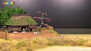 Diorama  Autumn Countryside ミニチュア秋の田園風景作り [upl. by Hsac376]