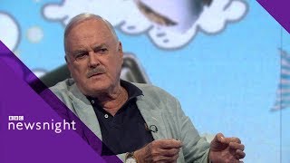 John Cleese on Brexit newspapers and why hes leaving the UK  BBC Newsnight [upl. by Convery]