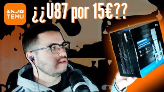 Neumann U87 Temu Clone  Unboxing amp Test en Español  dudi J [upl. by Eintroc659]