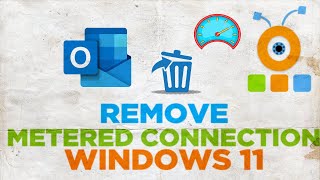 How to remove Metered connection warning in Outlook in Windows 11 [upl. by Arahahs98]