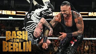 Rhea Ripley amp Damian Priest vs Liv Morgan amp Dominik Mysterio WWE Bash in Berlin 2024 highlights [upl. by Leyameg]