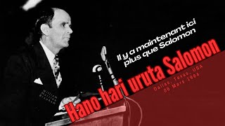 TRADUCTIONKINYARWANDA HANO HARI URUTA SALOMON 06031964  William M Branham [upl. by Gerhardt]