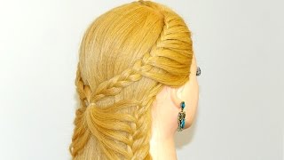 Easy hairstyle for long hair tutorial Butterfly braid [upl. by Atinot]