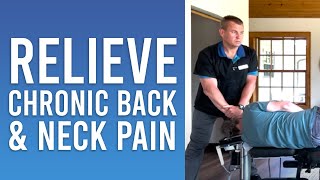 Relieve Chronic Back amp Neck Pain Expert Chiropractic Adjustment for Misalignment amp Degeneration [upl. by Anilah]