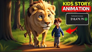 Earn 700Day🤑 By creating kids Animation story video with FREE AI tools  AI Animation [upl. by Harland]