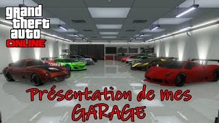 Présentation de mes GARAGE  GTA 5 ONLINE [upl. by Sura]