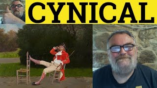 🔵 Cynical Meaning  Cynic Examples  Cynically Defined  Cynical Definition  English Vocabulary [upl. by Marr]